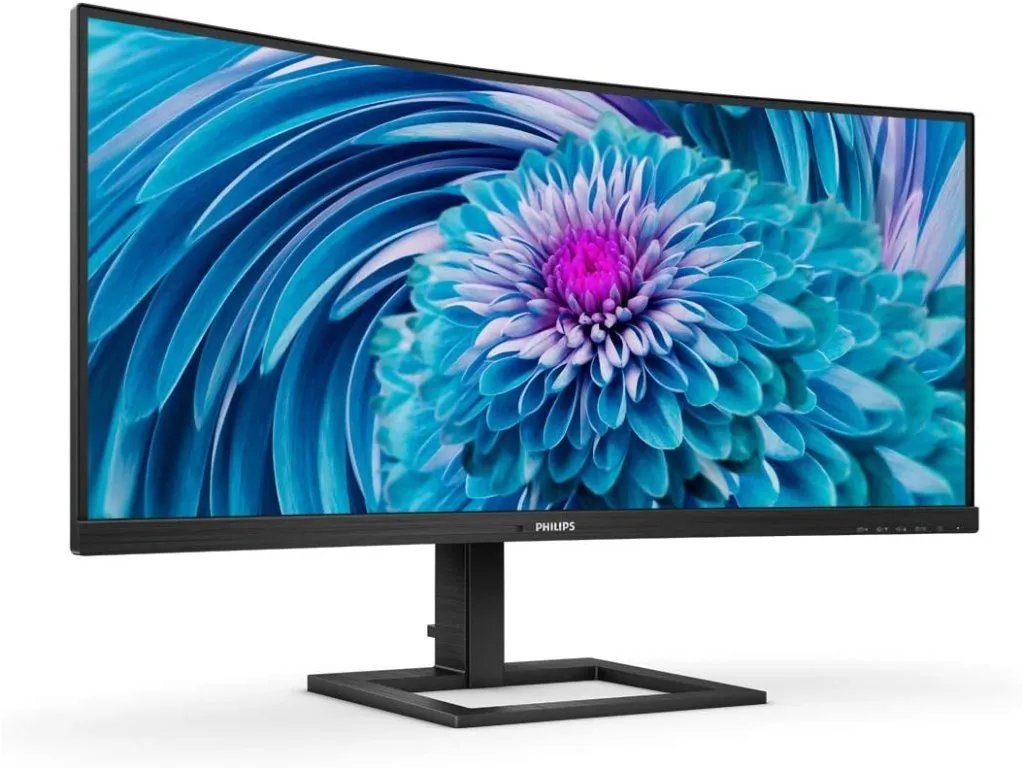 Philips Monitor PHILIPS 346E2CUAE/00 34"/VA,zakrivljen,21:9/3440x1440/100Hz/1ms MPRT/HDMI,DP,USB/visina/crna Slika 1